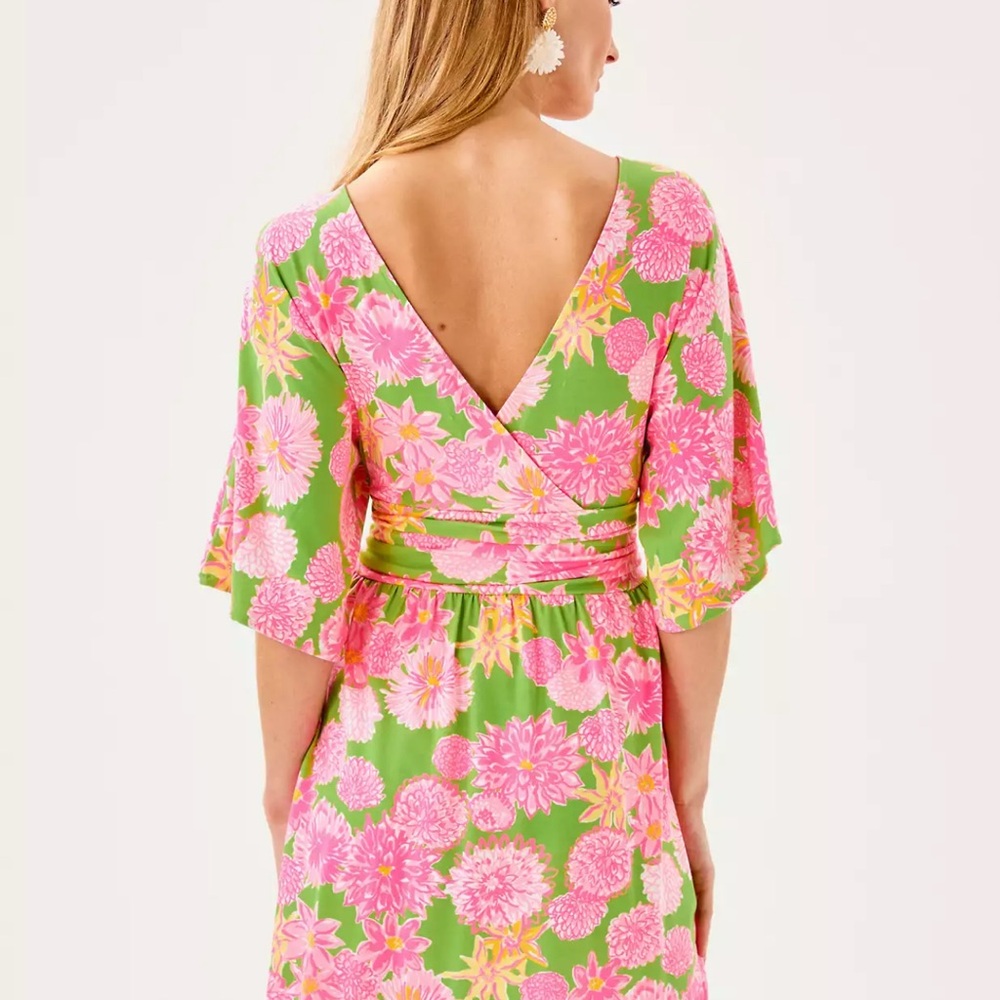 NWT Lilly Pulitzer PARIGI SKORT ROMPER in “Seaside Garden” MSRP $168 sz XL - Picture 8 of 10